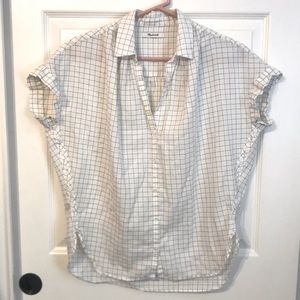 Madewell Central Shirt in Windowpane Grid (S)